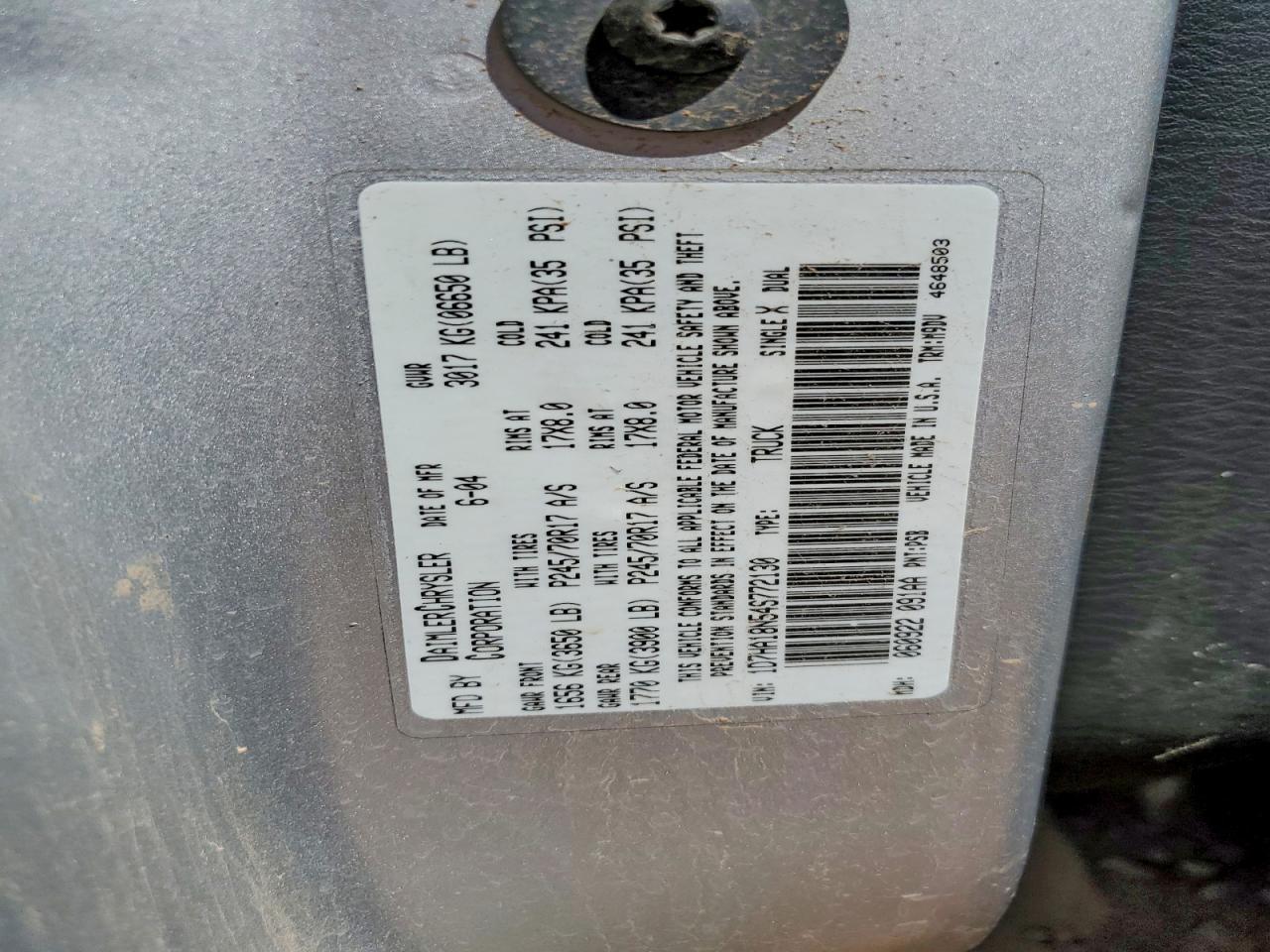 2004 Dodge RAM 1500 ST