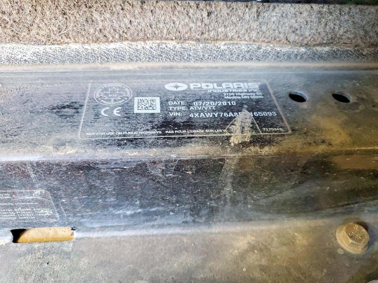 2011 Polaris Ranger Utility Vehicle