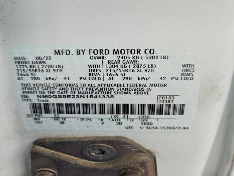 2022 Ford Transit Connect XL