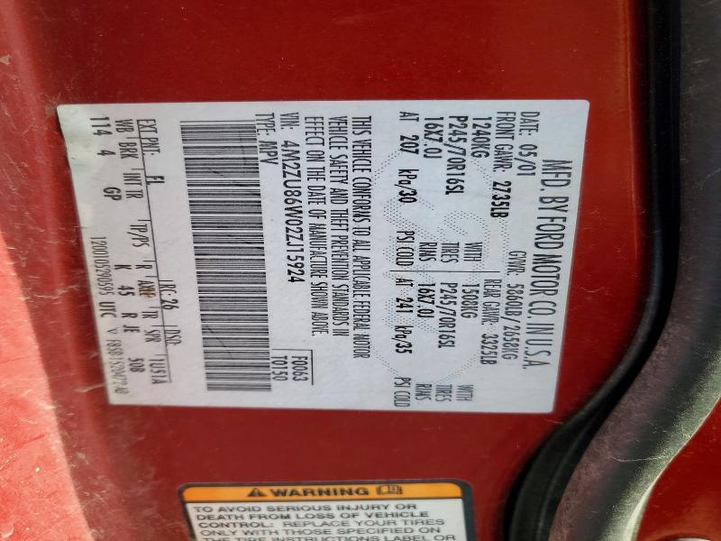 2002 Mercury Mountaineer