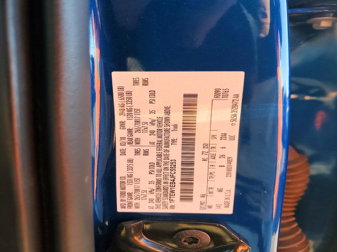2018 Ford F150 Supercrew