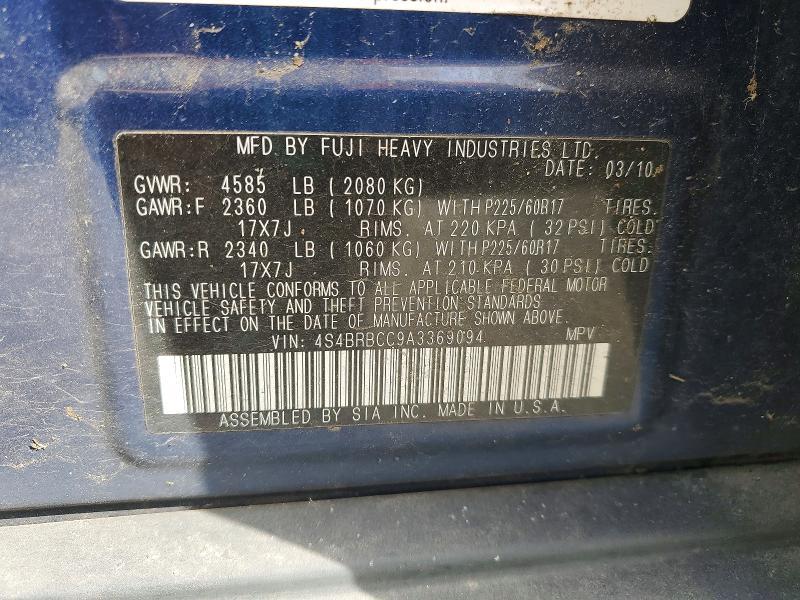 2010 Subaru Outback 2.5i Premium