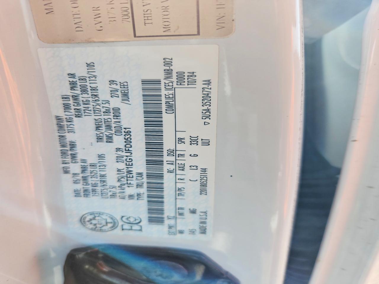 2018 Ford F150 Supercrew