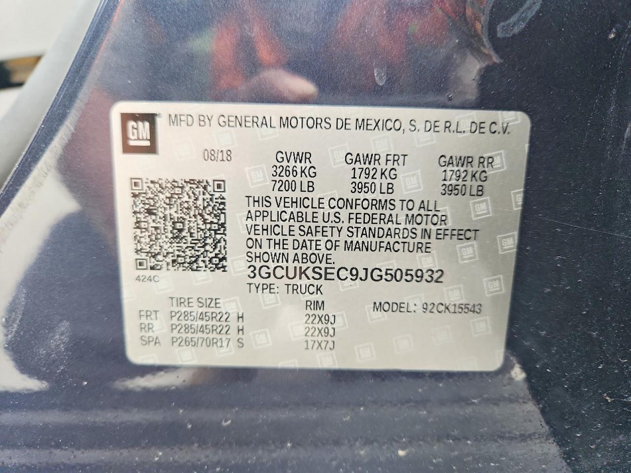 2018 Chevrolet Silverado K1500 LTZ