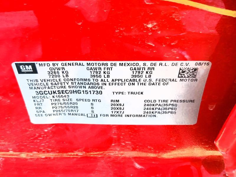 2017 Chevrolet Silverado K1500 LTZ