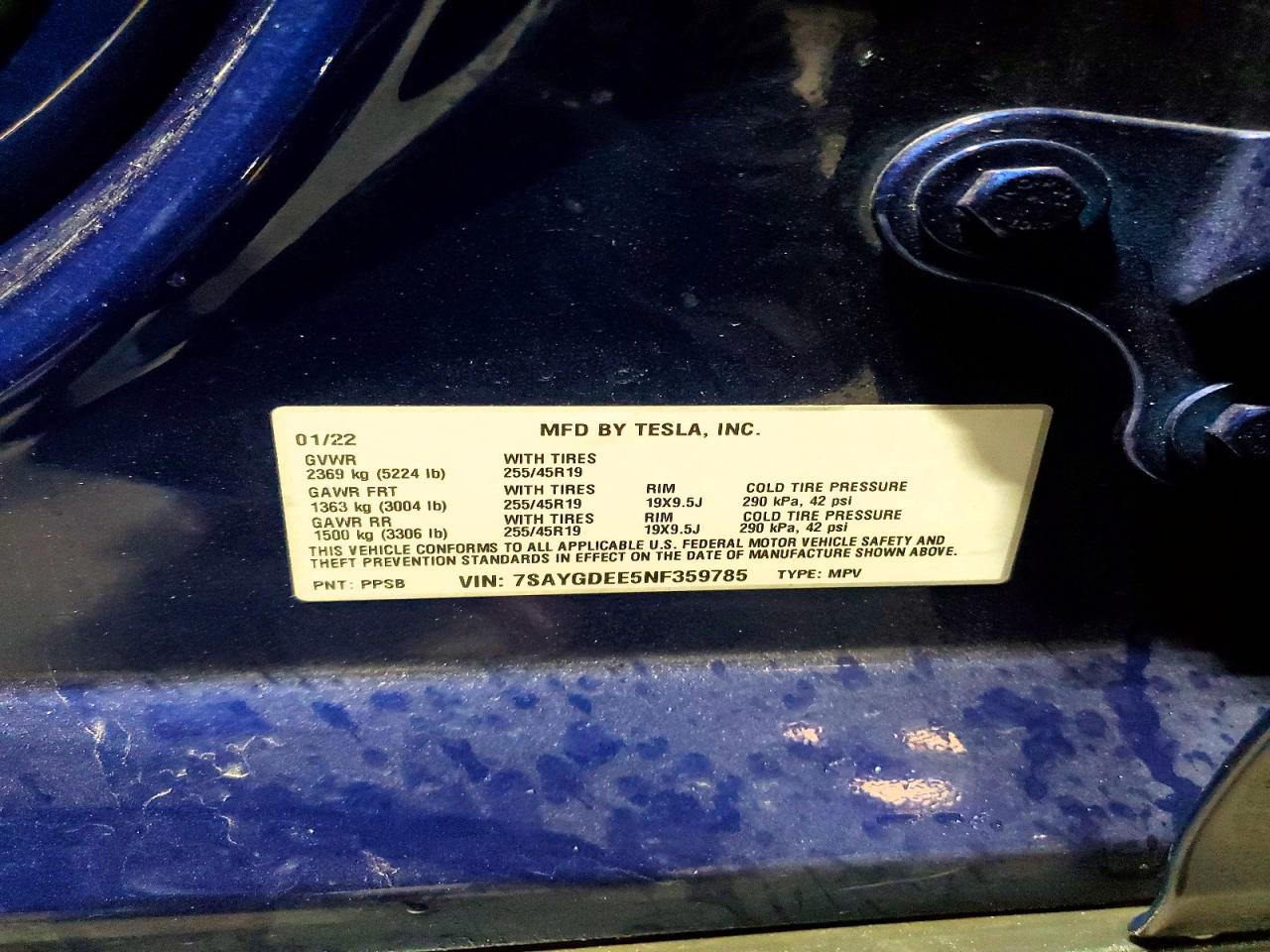 2022 Tesla Model y