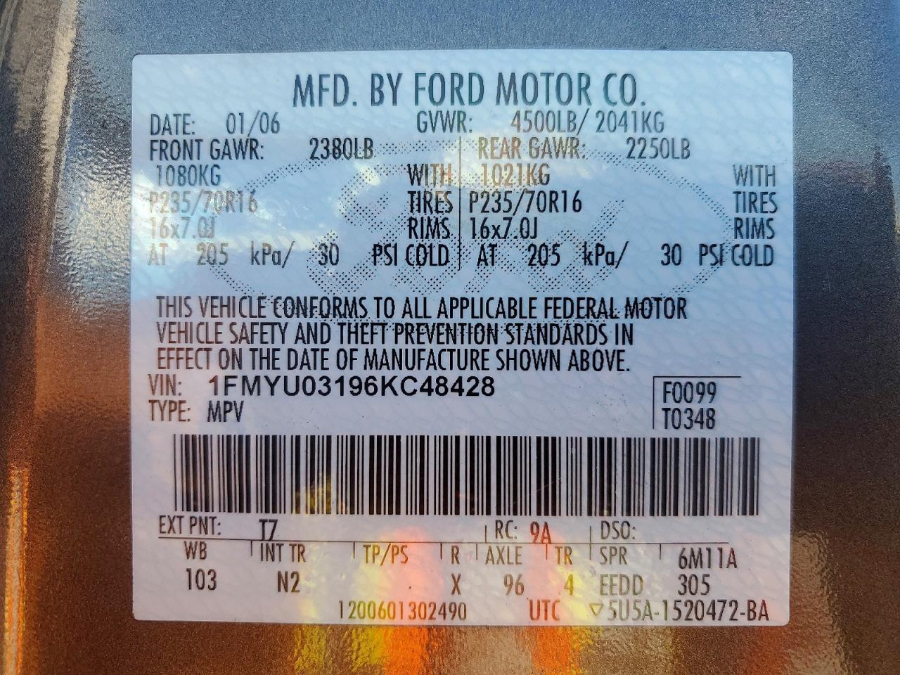 2006 Ford Escape xlt