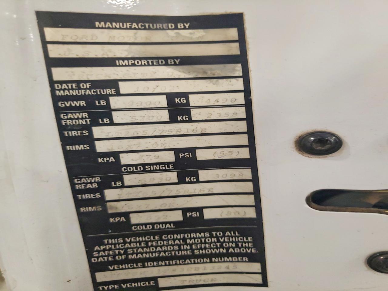 2003 Ford F350 SRW Super Duty