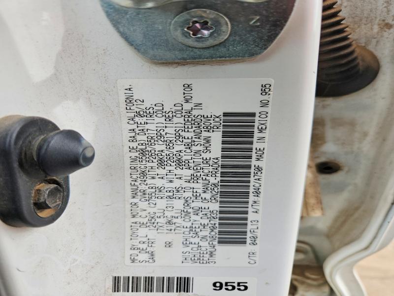 2012 Toyota Tacoma V6