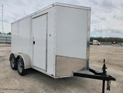Salvage trucks for sale at New Orleans, LA auction: 2025 Spartan Cargo SP6X12TA Enclosed Cargo Trailer