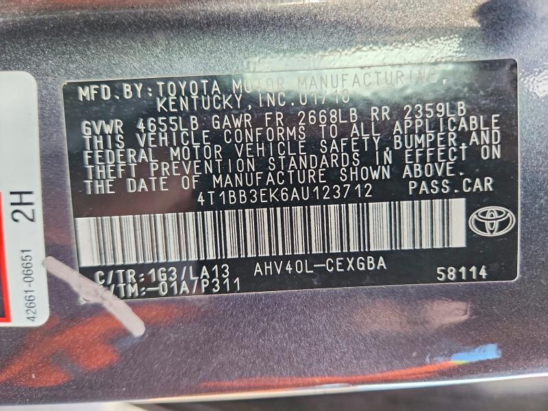 2010 Toyota Camry Hybrid Base