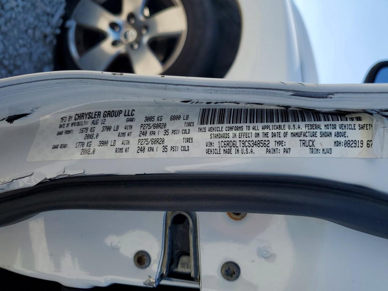 2012 Dodge RAM 1500 SLT