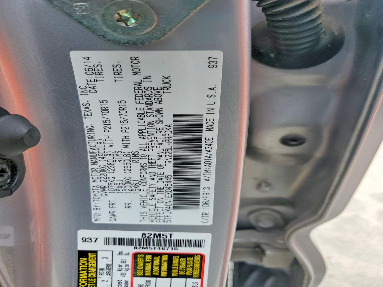 2014 Toyota Tacoma Base