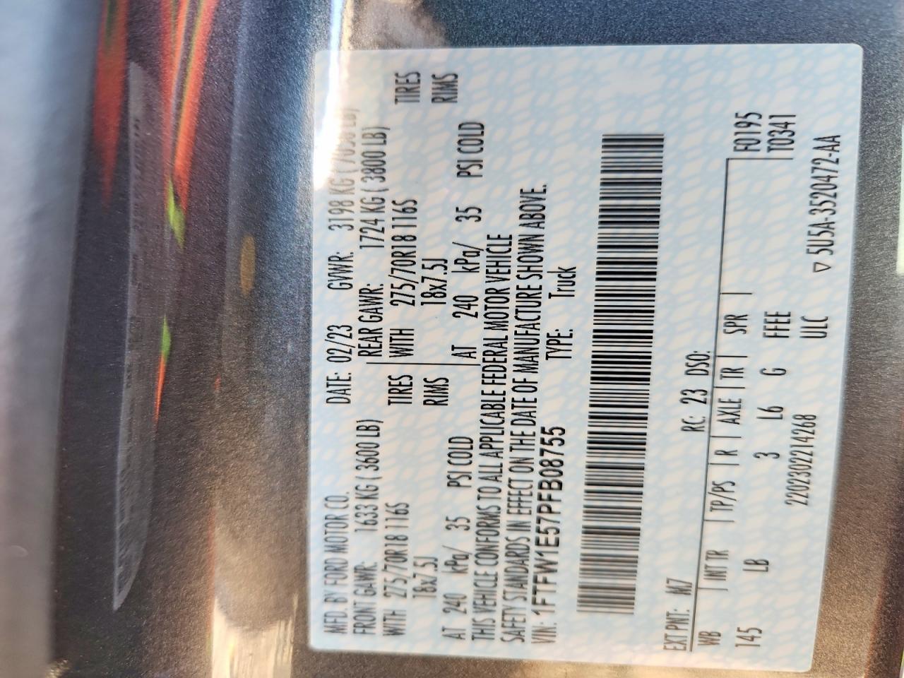 2023 Ford F150 Supercrew
