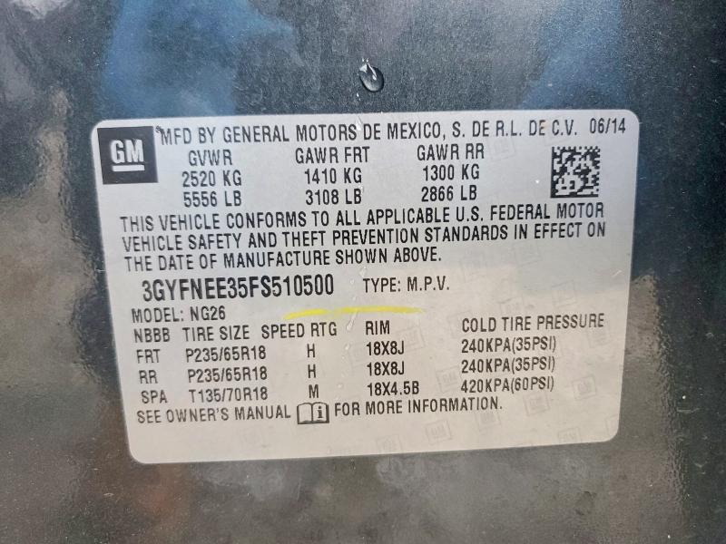 2015 Cadillac Srx Luxury Collection