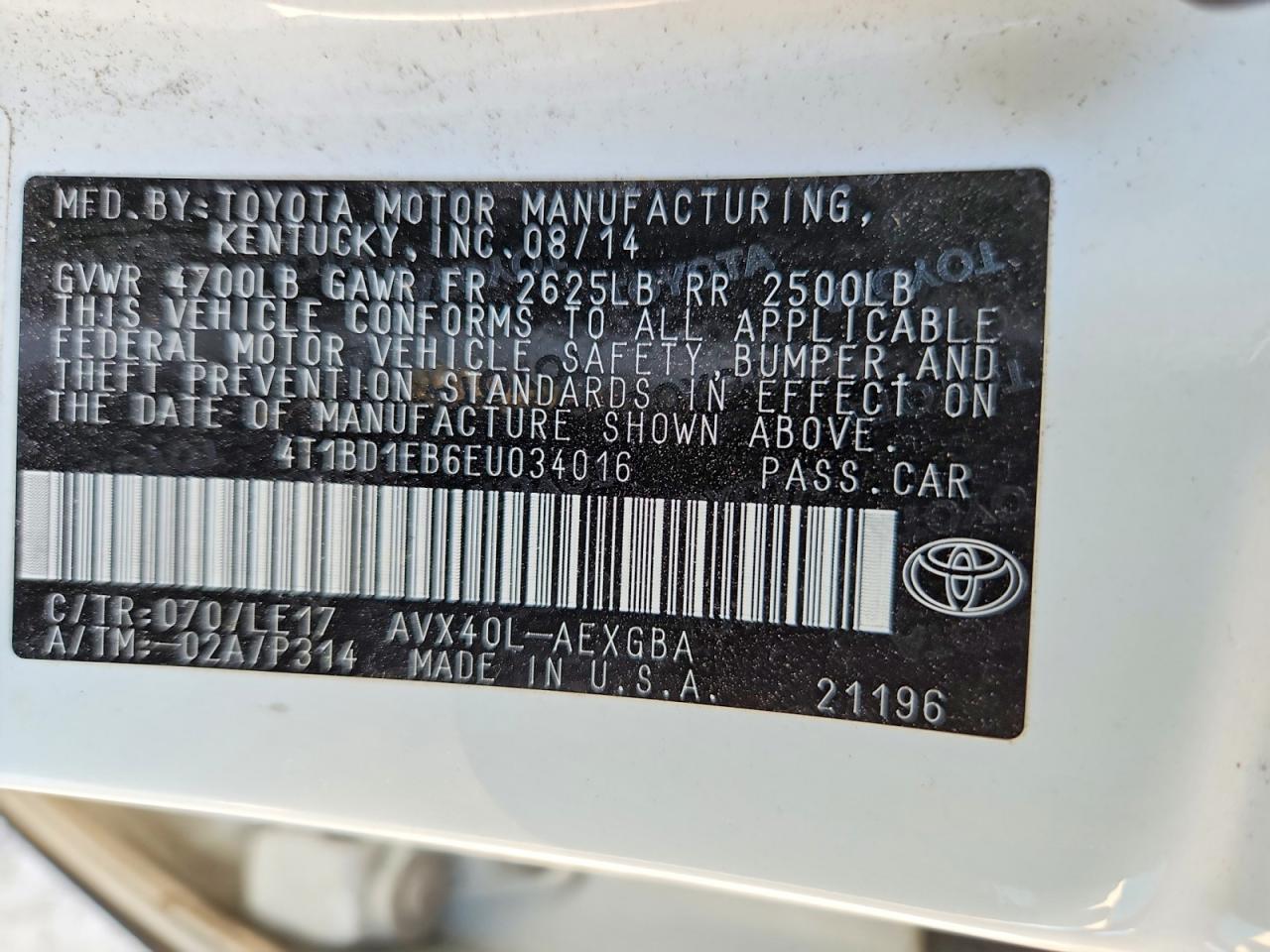 2014 Toyota Avalon Hybrid xle Touring