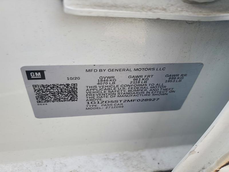 2021 Chevrolet Malibu lt