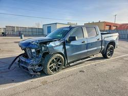 Salvage trucks for sale at Anthony, TX auction: 2021 Chevrolet Silverado C1500 Custom