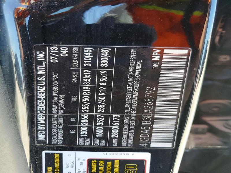 2014 Mercedes-Benz Ml 350