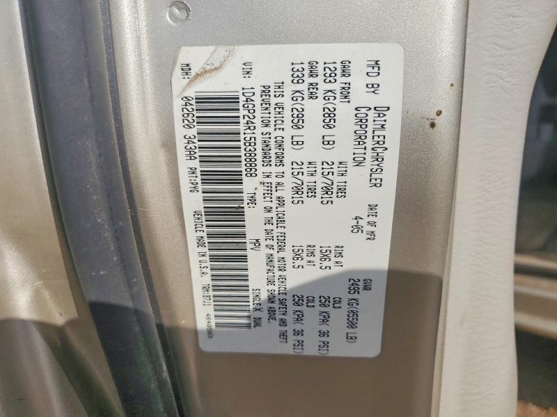 2005 Dodge Grand Caravan se