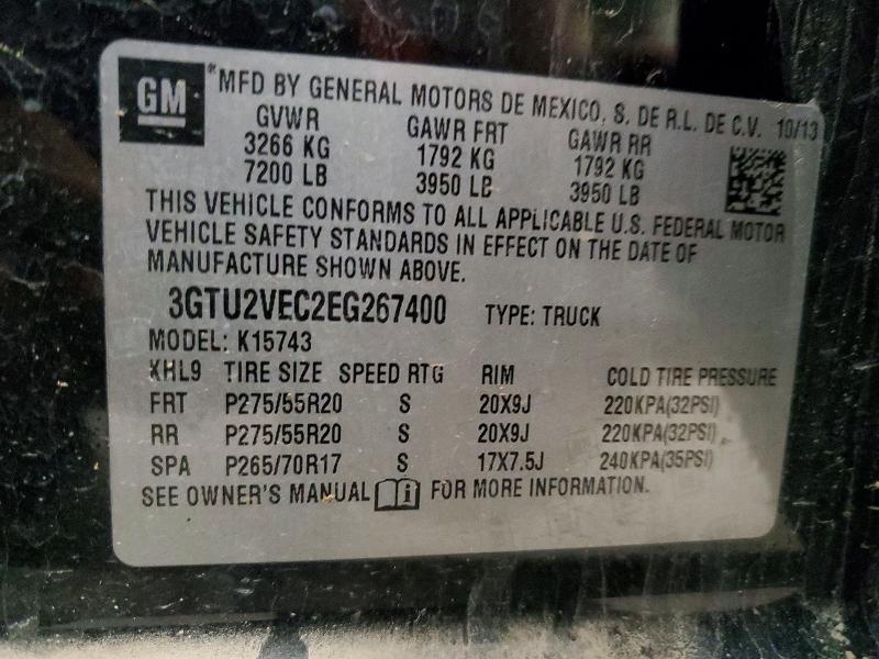 2014 GMC Sierra K1500 SLT