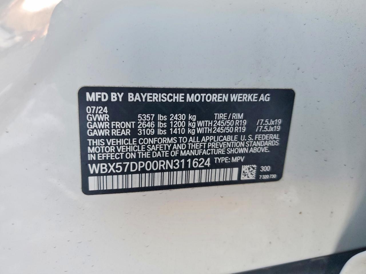 2024 BMW X3 Xdrive30i