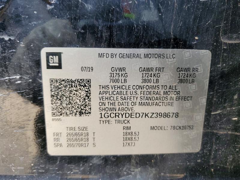 2019 Chevrolet Silverado K1500 LT