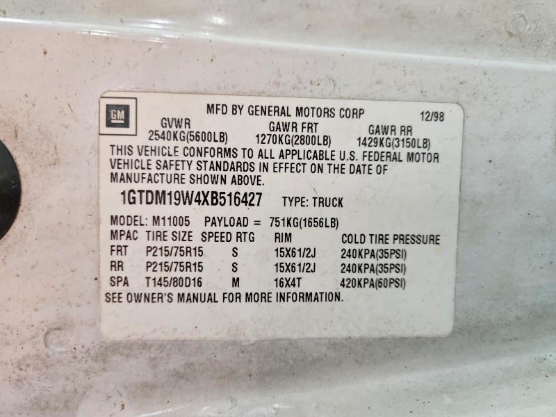 1999 GMC Safari XT