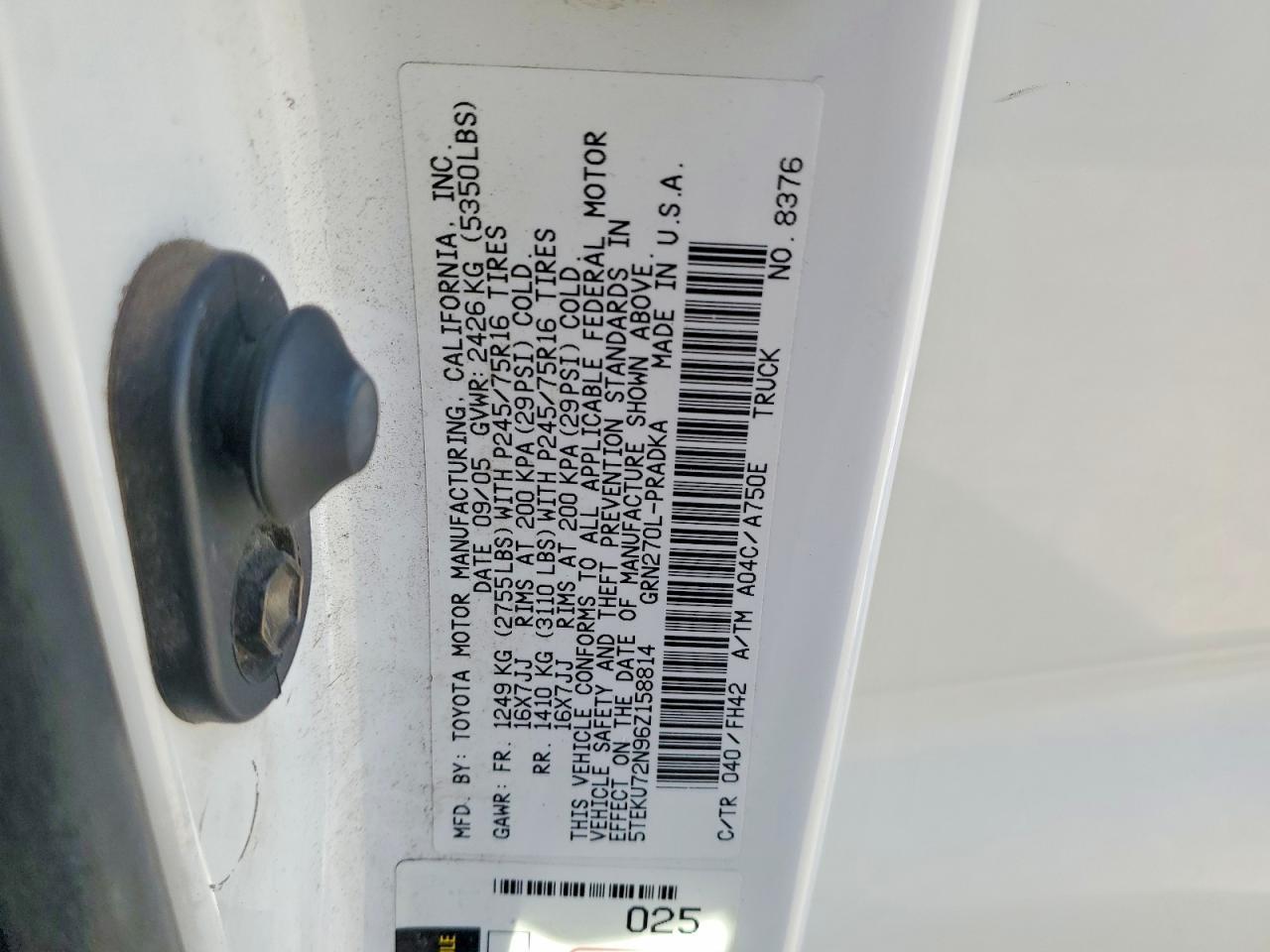 2006 Toyota Tacoma Prerunner V6