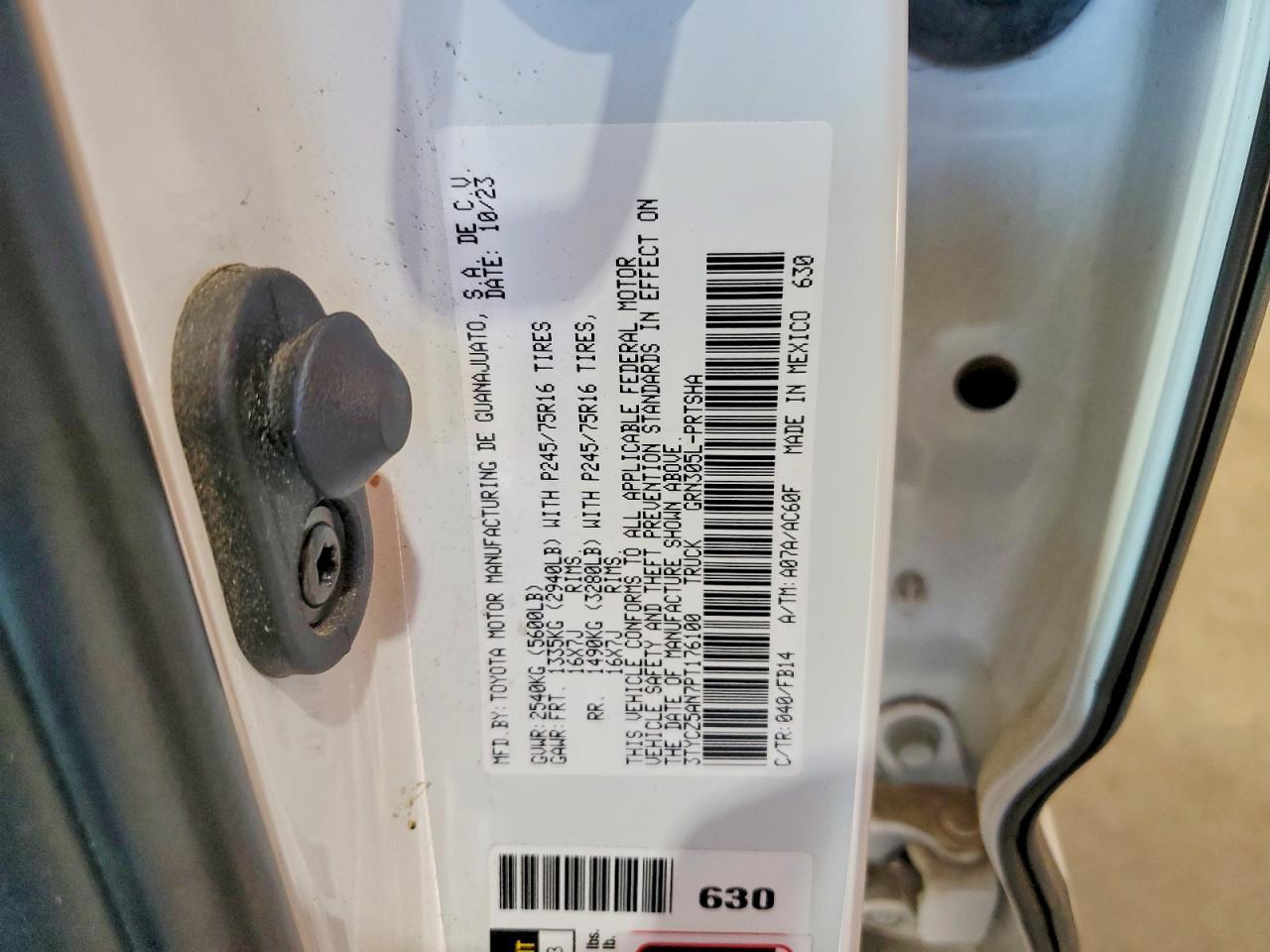 2023 Toyota Tacoma SR V6