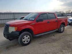 Salvage trucks for sale at Kansas City, KS auction: 2010 Ford F150 Supercrew