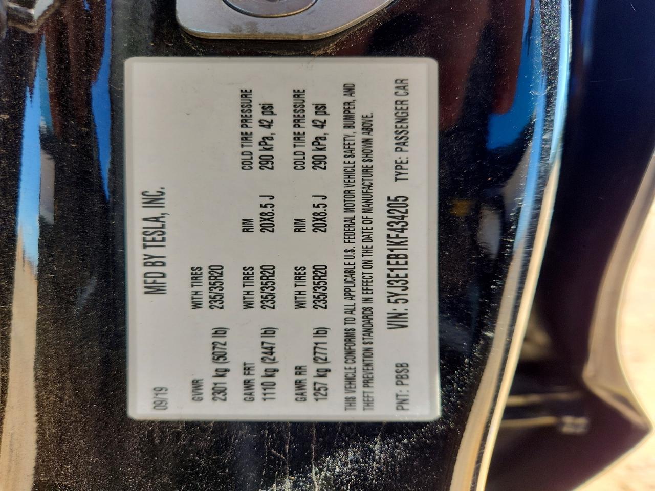 2019 Tesla Model 3