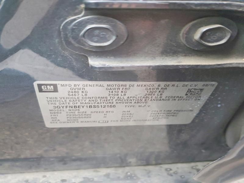 2011 Cadillac Srx Performance Collection