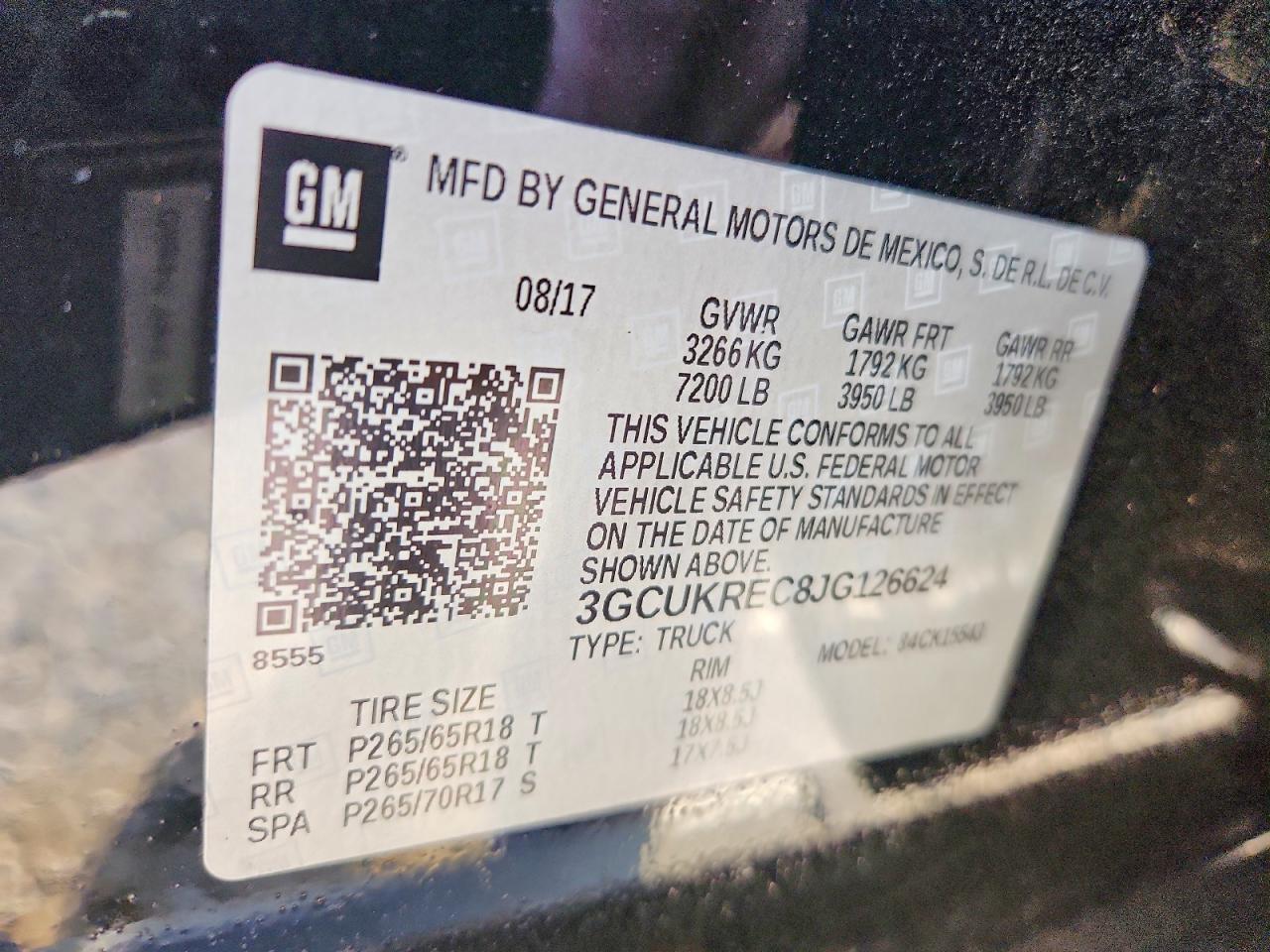 2018 Chevrolet Silverado K1500 LT