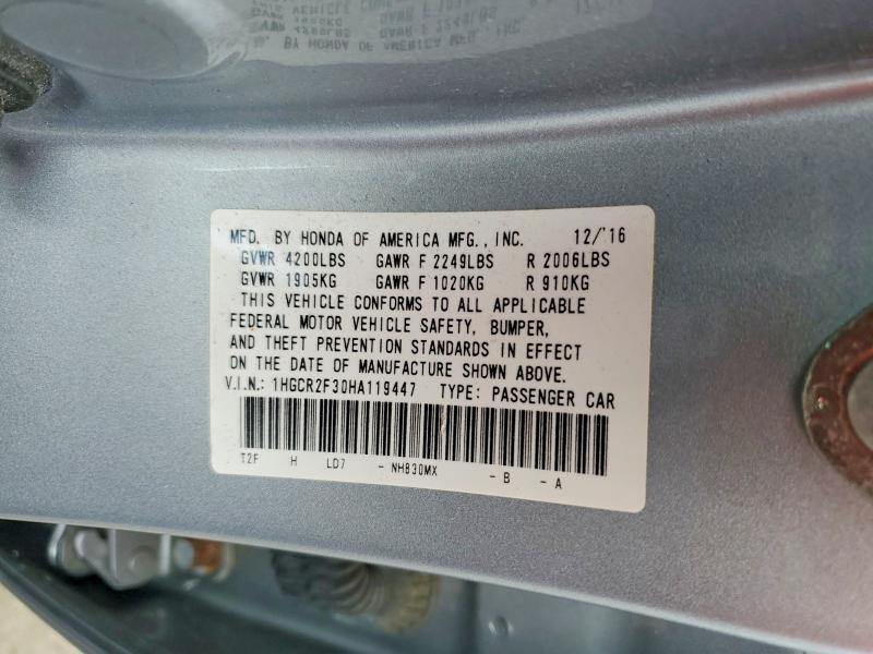 2017 Honda Accord lx