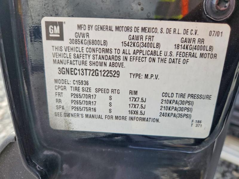 2002 Chevrolet Avalanche C1500