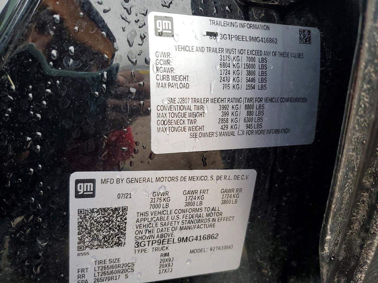 2021 GMC Sierra K1500 AT4