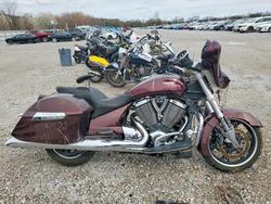 Salvage motorcycles for sale at Prairie Grove, AR auction: 2010 Victory Cross Roads