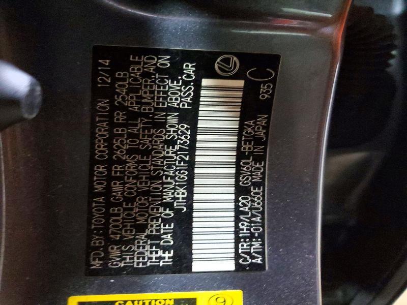 2015 Lexus Es 350 Base