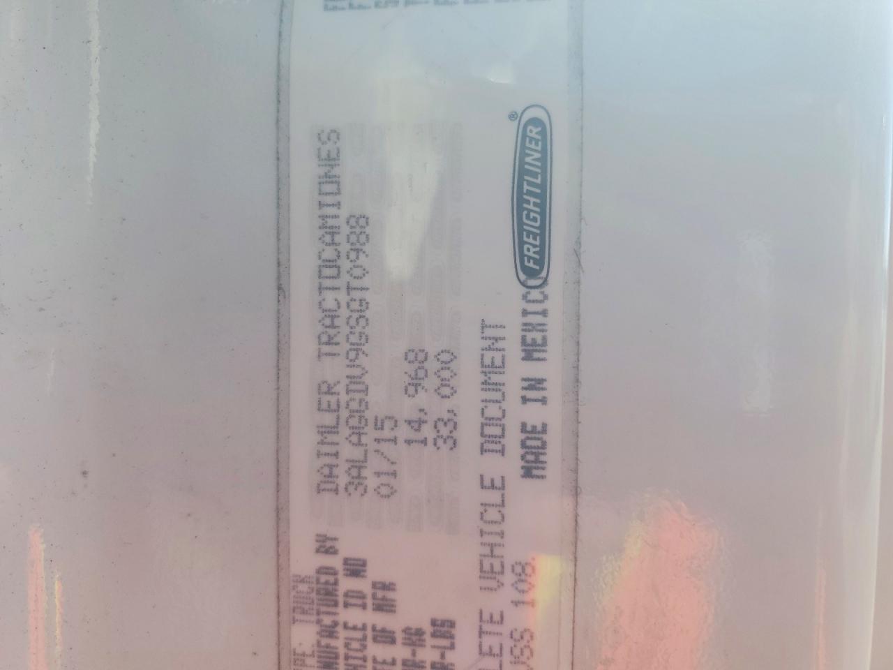 2016 Freigliner 2016 Freightliner Cascadia BOX Truck