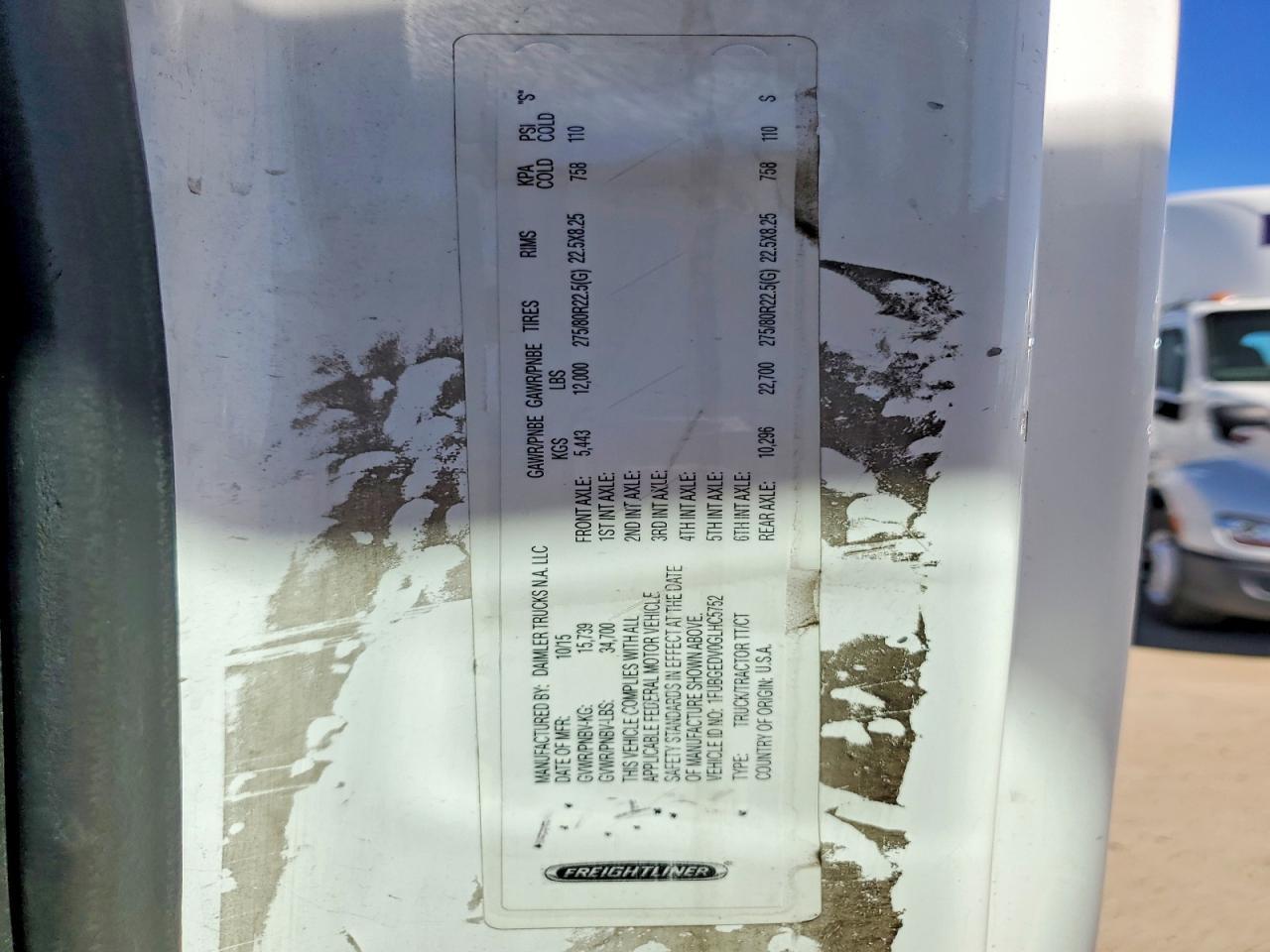 2016 Freightliner Cascadia 125 Semi Truck