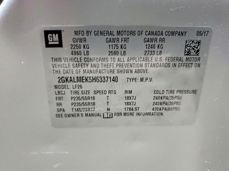 2017 GMC Terrain sle