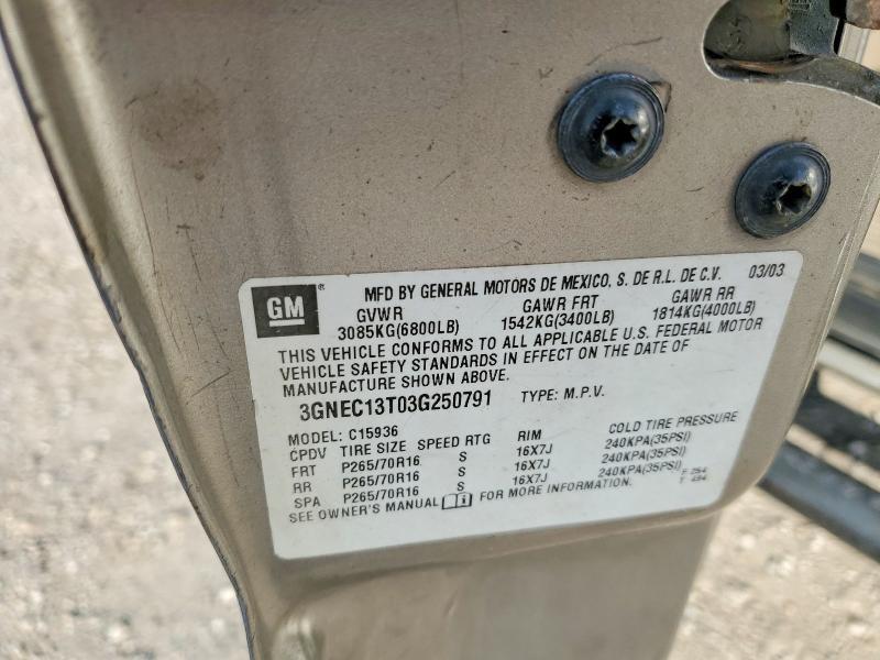 2003 Chevrolet Avalanche C1500