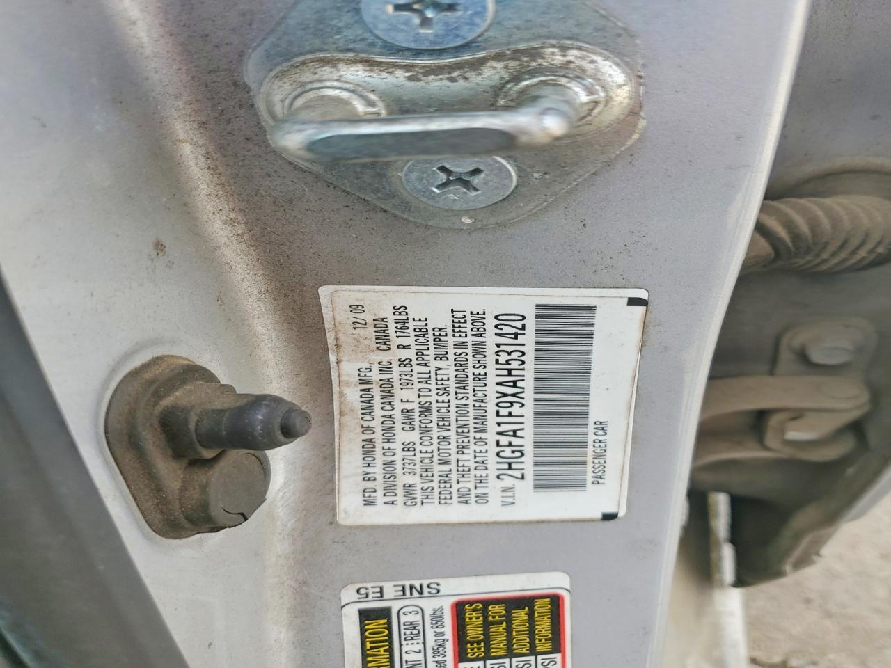 2010 Honda Civic exl