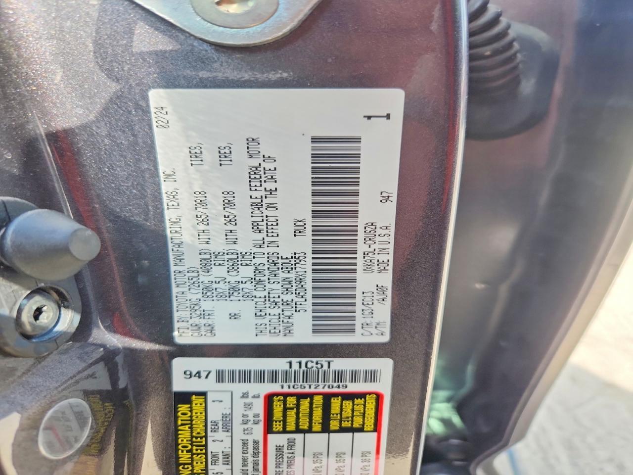 2024 Toyota Tundra Double Cab SR