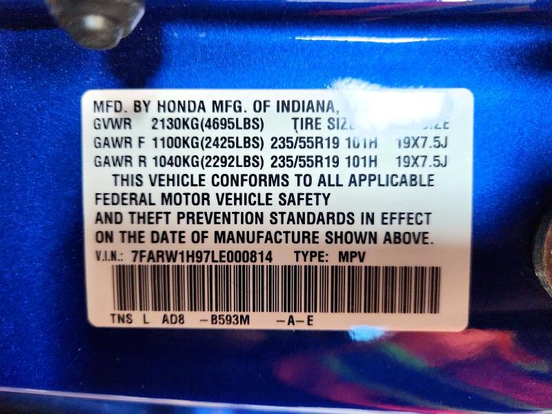 2020 Honda Cr-v Touring