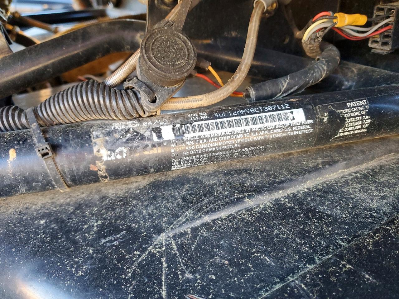 2012 Arctic Cat Utility Vehicle