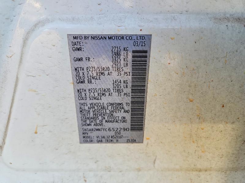 2015 Nissan Pathfinder s
