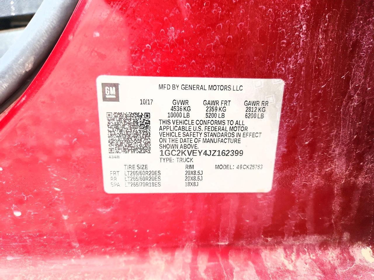 2018 Chevrolet Silverado K2500 Heavy Duty LT