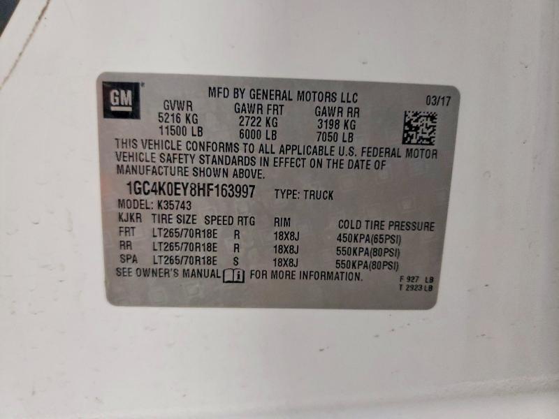 2017 Chevrolet Silverado K3500 LTZ